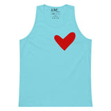 Red Solo Heart Tank Top